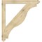 Ekena Millwork Funston Arts & Crafts Rough Sawn Bracket, Douglas Fir, 4"W x 44"D x 48"H BKT04X44X48FST03RDF - alternate 2